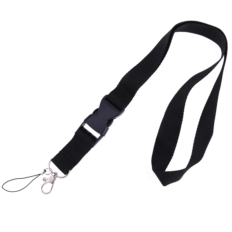 1PC Mobile Phone Straps Keychains Lanyard Rope Colorful Blank Plain For Keys Phone Neck Strap Hanging Rope Badge Holders