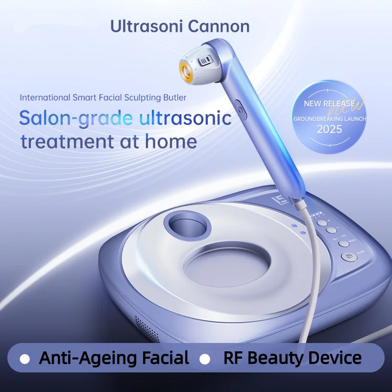 

Anti-Ageing Facial Firming and Lifting Device for Reducing Wrinkles, Crow's Feet and Nasolabial Folds with RF Beauty Device