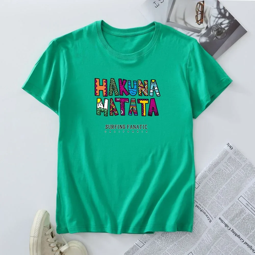 Short Sleeve Tee Plus Size Women T-shirt 100% Cotton Woman Clothing New Graphic T Shirts Female Tshirt Women\'s Summer Top
