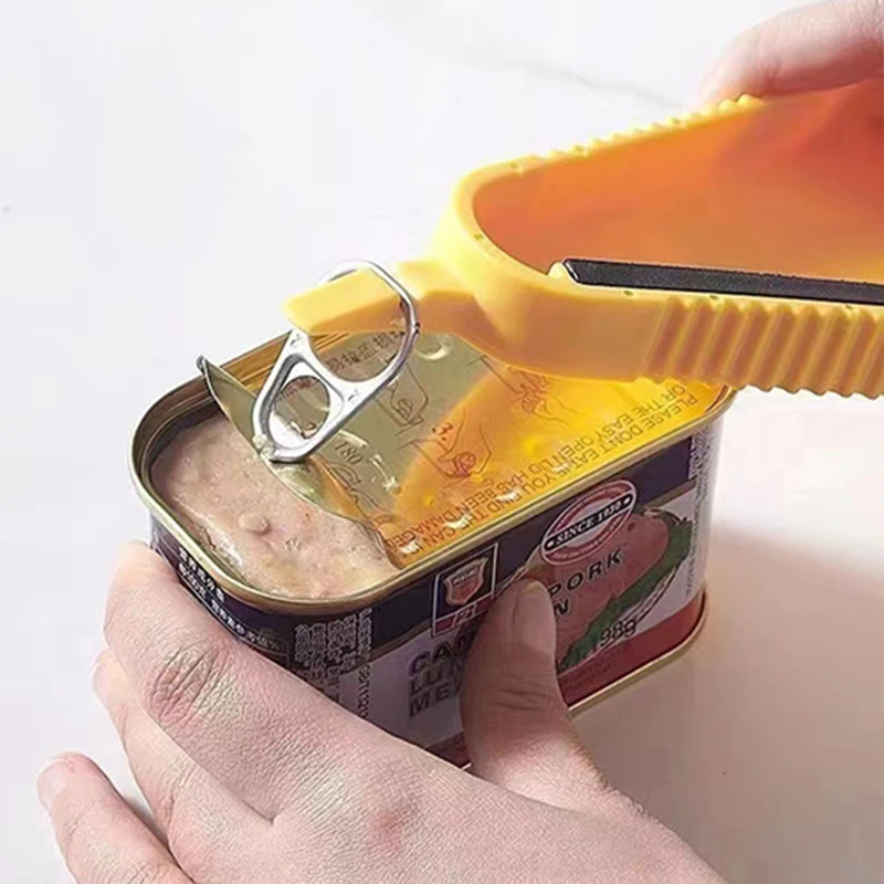 Multifunctional Can Opener Universal Canned Non-slip Labor Saving Twist Bottle Cap Jar Opener Tool for Kitchen
