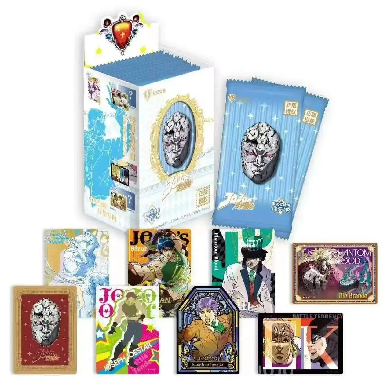 genuine-jojo's-bizarre-adventure-card-phantom-bloodline-battle-tendency-rare-anime-collectible-cards-toys-gifts