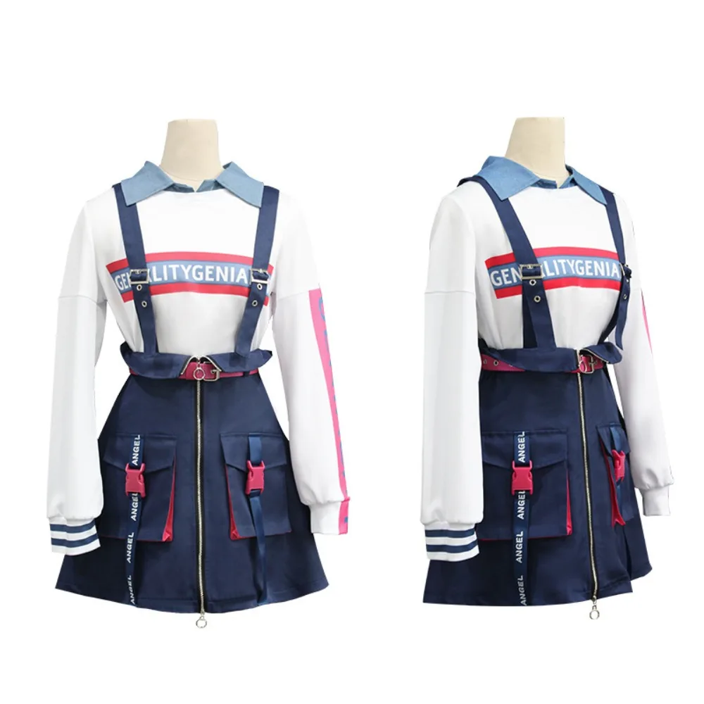 Game Azusawa Kohane Cosplay Costume Stage Disguise Tops Skirt Full Set Women Uniform Halloween Carnival Party Clothes Role Play