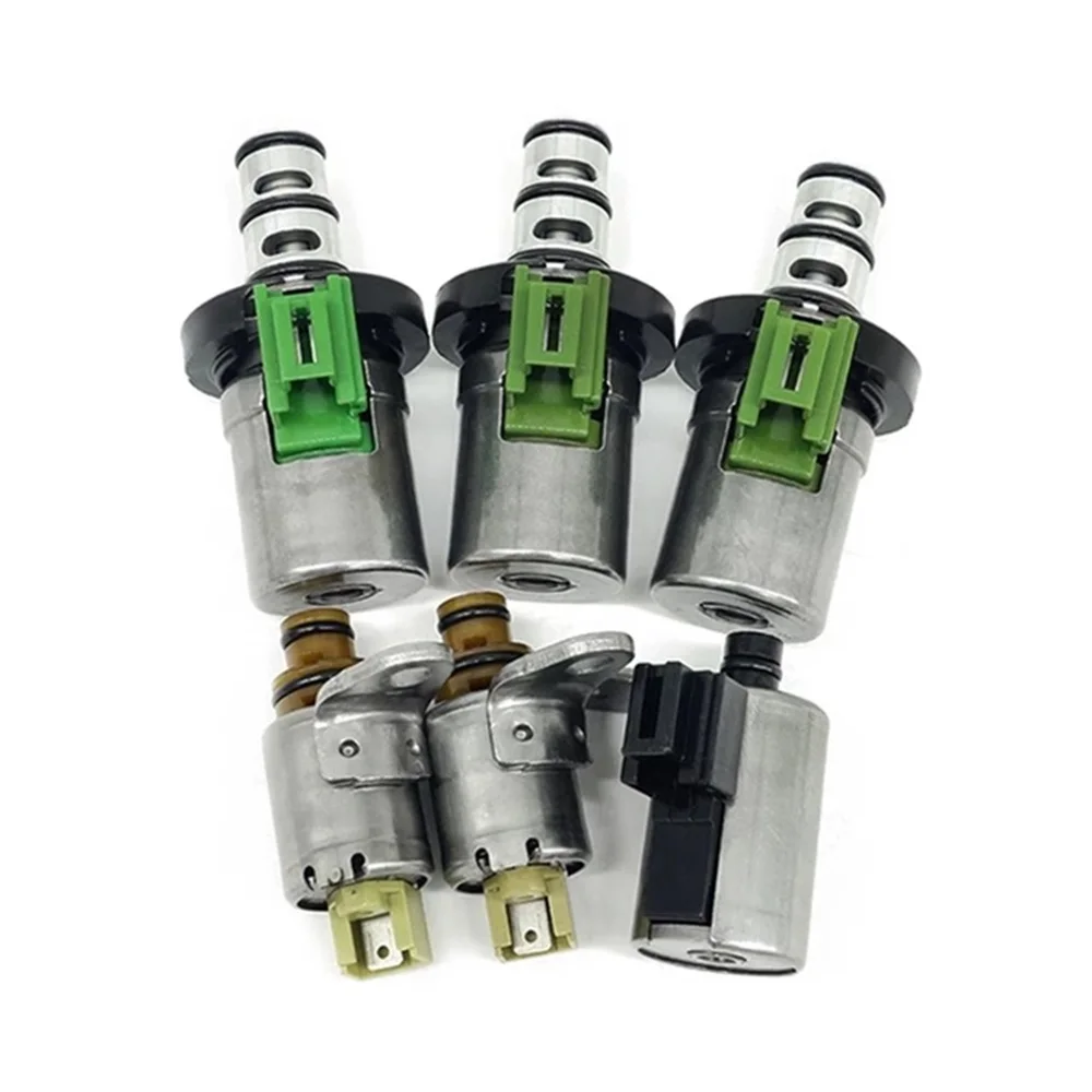 DATA High Quality 6PCS Transmission Shift Solenoid Set for Mazda Ford Focus Fiesta D46950 48420K-R 4F27E