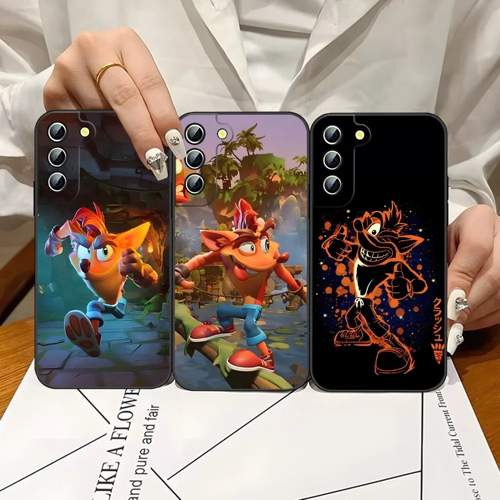 Prime Crash Bandicoot Phone Case for Samsung S24 Ultra S22 S23 S20 Fe S21 Plus Galaxy A54 A34 A24 A53 M54 Note 20 Back Cover