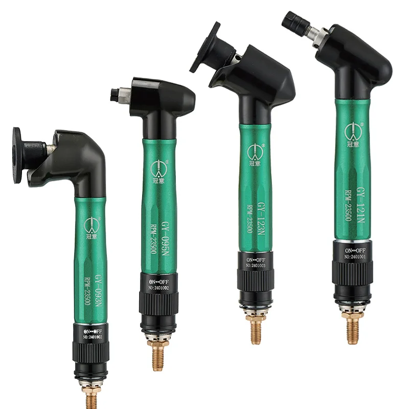 

Guanyi 45/90 Degree Elbow Grinder Pneumatic Grinder for Polishing Grinding Machine Air Grinder GY-123N,GY-093N,GY-095N,GY-121N