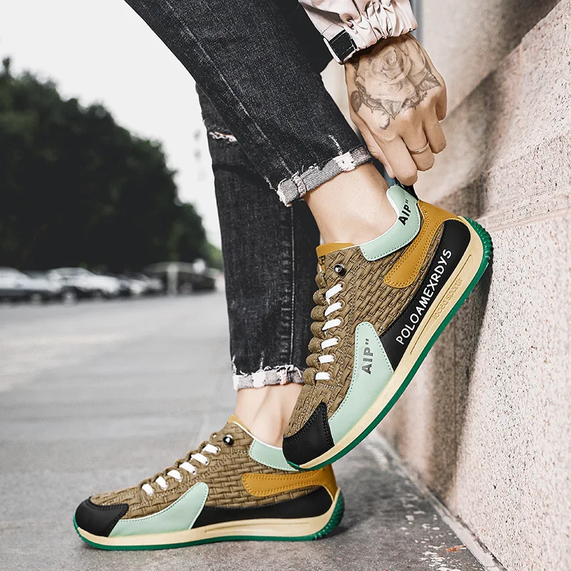 Light Non-slip Luxury Brand Men's Sneakers Men Chunky Sneakers Fashion 2024 Designer Male Casual Board Man's Vulcanize Shoes