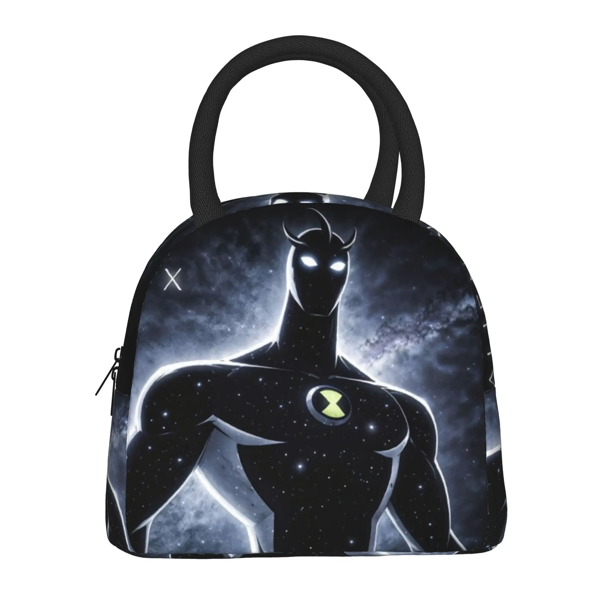 Back to school season Ben 10 Lunch Bag Ben10 Alien X Stylized Poster Kawaii Casual Multi-Function Lightweight Lunch Bag