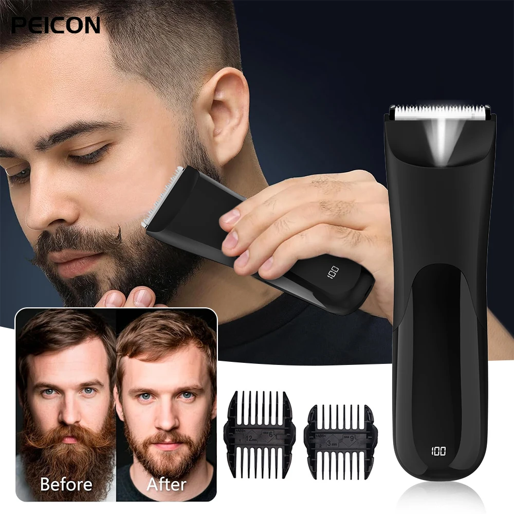 

Electric Shaver For Men Beard Shaving Machine Rechargeable Portable Hair Trimmer Cordless Barber Clipper Face Body Hair Remover