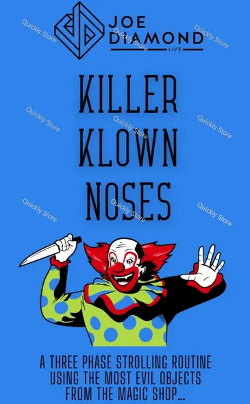 

Joe Diamond - Killer Klown Noses Волшебные трюки (мгновенная загрузка) Быстрая отправка