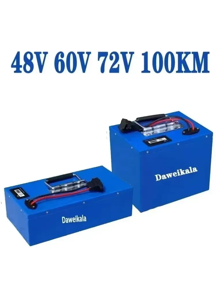

Super Capacity 72V48V60V Li-Ion Battery Pack for Electric Vehicle, Electric Motorcycle, Tricycle - 100km Range