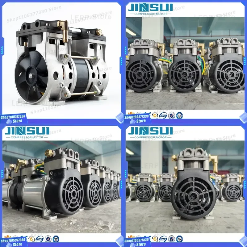 12V 24V DC Oil-Free Piston Air Compressor Pump 50L/min Air-Cooled Portable for General Industry
