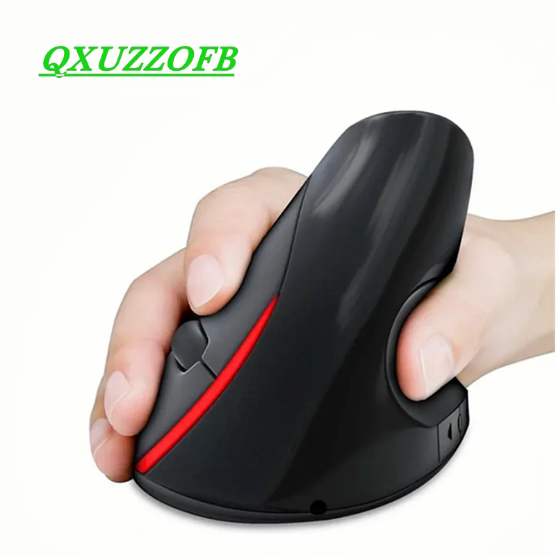 Vertical Mouse Wireless 6D 2400DPI With Charging Battery Built-in Universal Gaming Mouse Support Ergonomic PC Desk Laptop Mice