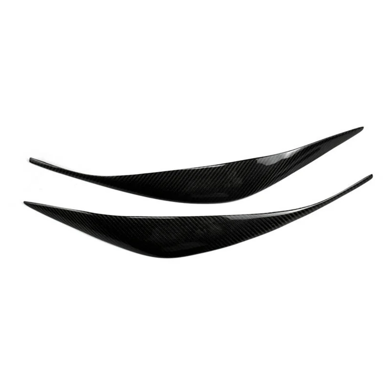 

Наклейка на отделку для бровей из углеродного волокна для передней фары автомобиля для BMW F34 GT330 GT328 GT300 2016-2019, головной фонарь для век