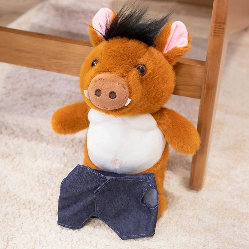 28 センチメートルオランウータンナマケモノイノシシ人形スーパーソフトぬいぐるみ豚ゴリラ猿ぬいぐるみ漫画の装飾誕生日プレゼント