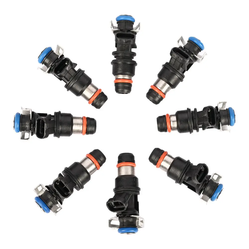 4/8x 25317628 25323974 Fuel Injectors For 99-07 Chevy Silverado GMC 4.8/5.3/6.0L FJ10062 17113553 FJ315 142-547 832-11180