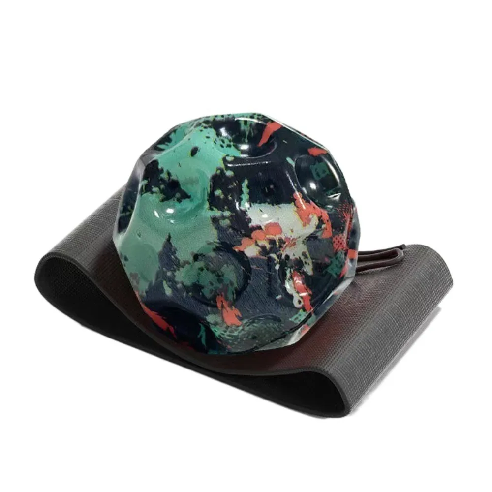 Jump Ball High Bouncing Ball Multi-hole Hand Ball Game Wrist Return Rubber Ball Exercise Mini Wrist Elastic Ball Entertainment