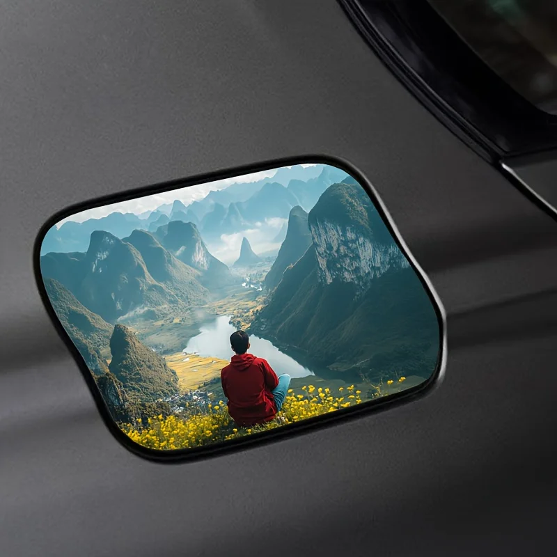 

Наклейки на автомобиль | Живописные наклейки на крышку топливного бака | Высококачественный материал ПВХ, водонепроницаемый и устойчивый к царапинам, красивый дизайн.