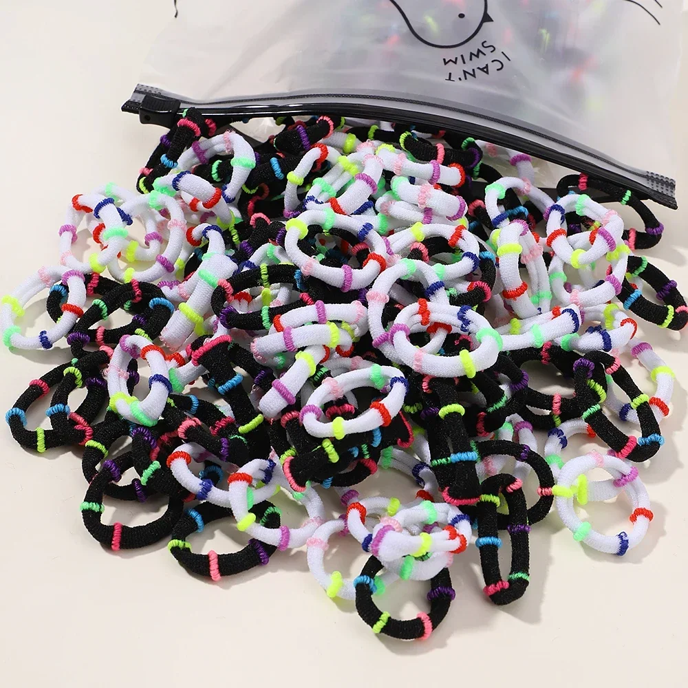 60 teile/los Bunte Elastische Haarband Gummibänder für Kinder Pferdeschwanz Unterstützung Hairties Spleißen Headrope Kinder Haar Zubehör – Detail 17