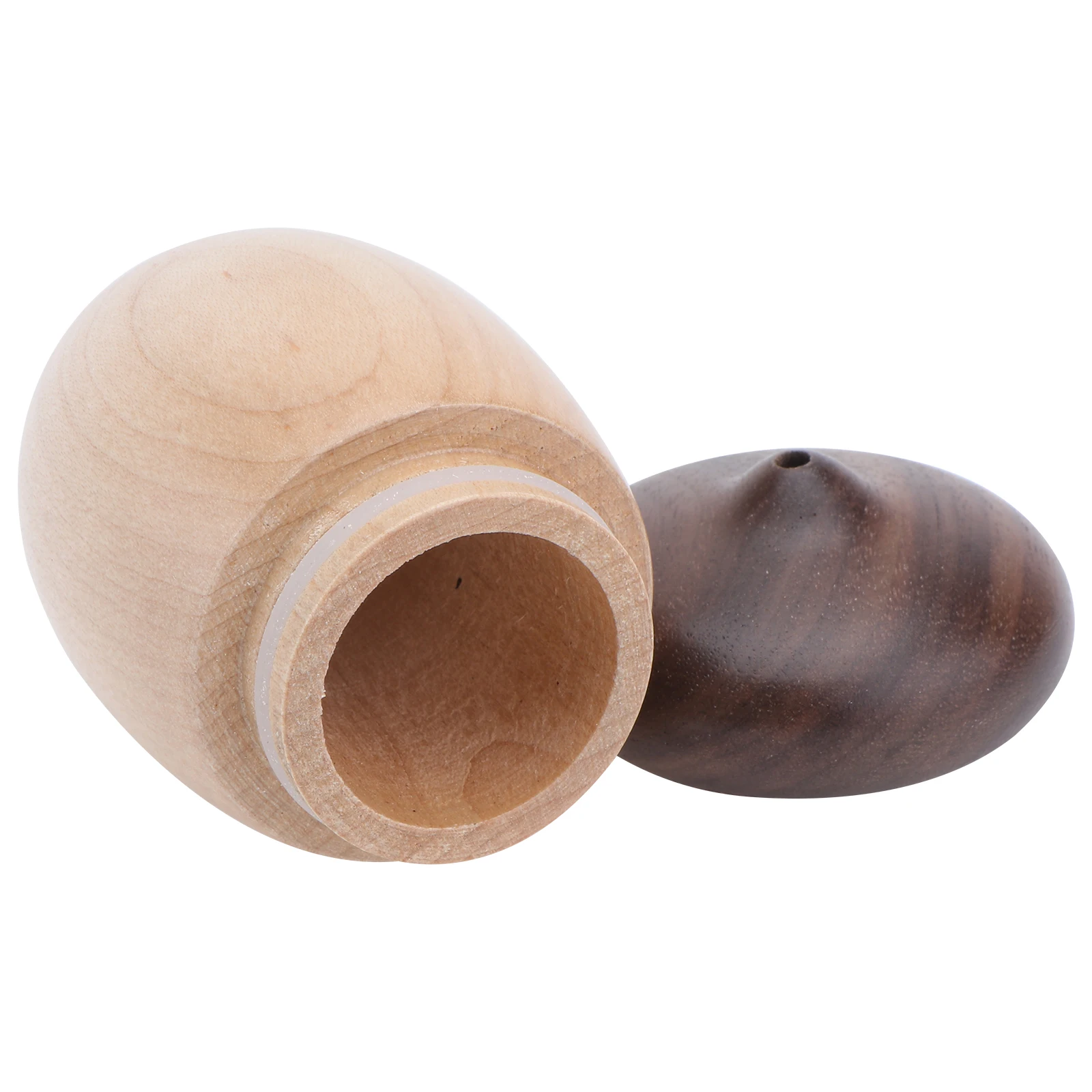 

Wooden Toothpick Holder Simple Kitchen Dining Acorn Shape Medical Rubber Ring Embedded Bottle Hygienic Fastening Storage Box