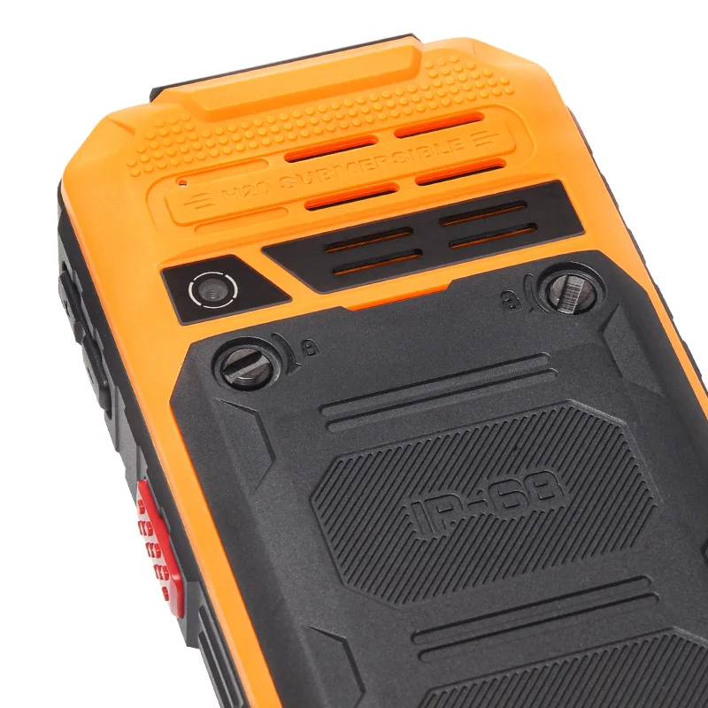 UNIWA S9 4G Feature Phone 2.4 Inch IP68 Waterproof SOS button 3W Big Loudspeaker LED Light 3000mAh Rugged Cell Phones Low Price