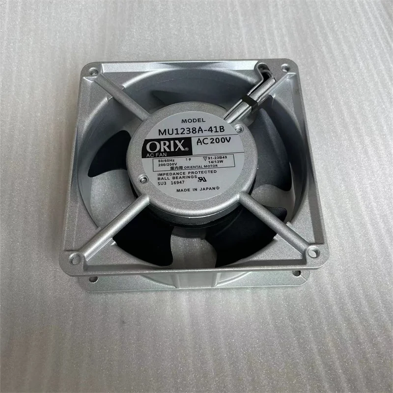 120x120x38 مللي متر Mu1238a-41b AC200V 13/14 واط 12038 120 مللي متر مروحة مراوح التدفق المحوري