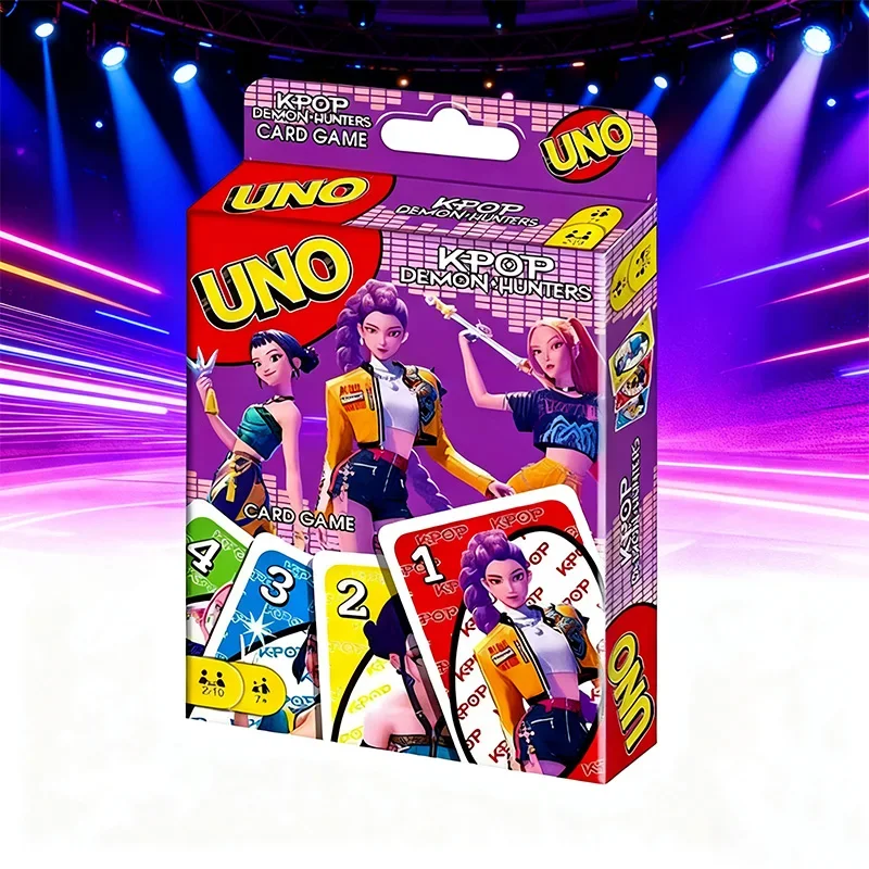 108Pcs KPOP Demon Hunter Card Board Game Cartoon Rumi Mira Zoey Figure Pattern Party Cards Games Collection Cards Xmas Gift