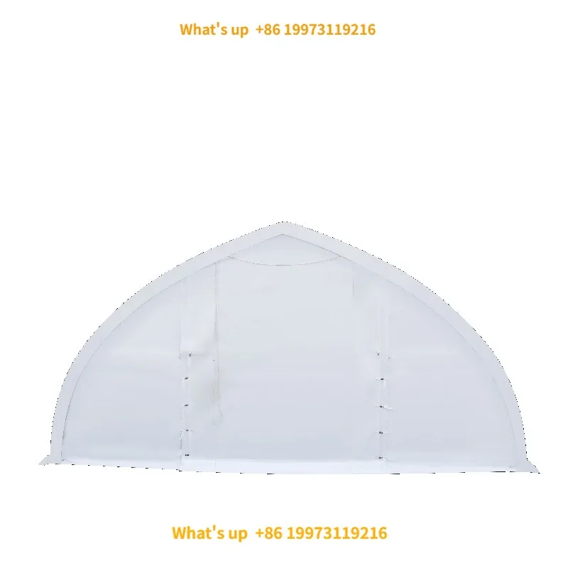 2026 Factory Direct Sell Single Truss Foldable Waterproof Galvanized Steel 1800 Sq. Ft. Bolt Outdoor Car Shelter Garage Bus Park