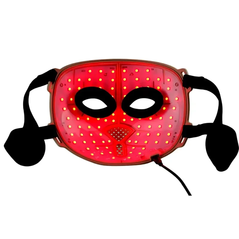 LED Light Therapy Facial Mask for Deep 1072nm + Near IR 850nm + Blue 415nm