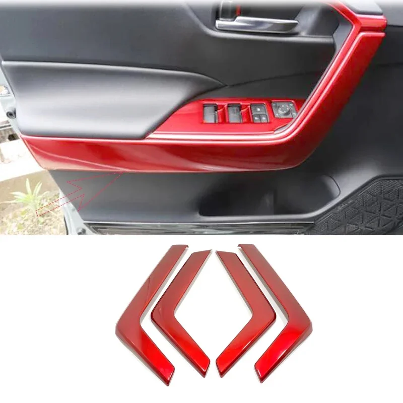 For Toyota RAV4 2019 2020-2023 2024 Interior Door Handle Water Cup Holder Central Control Air Vent Outlet Trim Cover