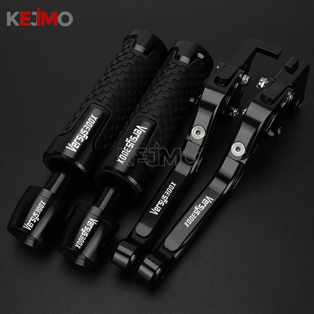 

Versys300X Z300 VERSYS300X VERSYS 300X 2008-2019 ДЛЯ Kawasaki Мотор Ручки руля Концы ручек Регулируемые рычаги тормозной муфты