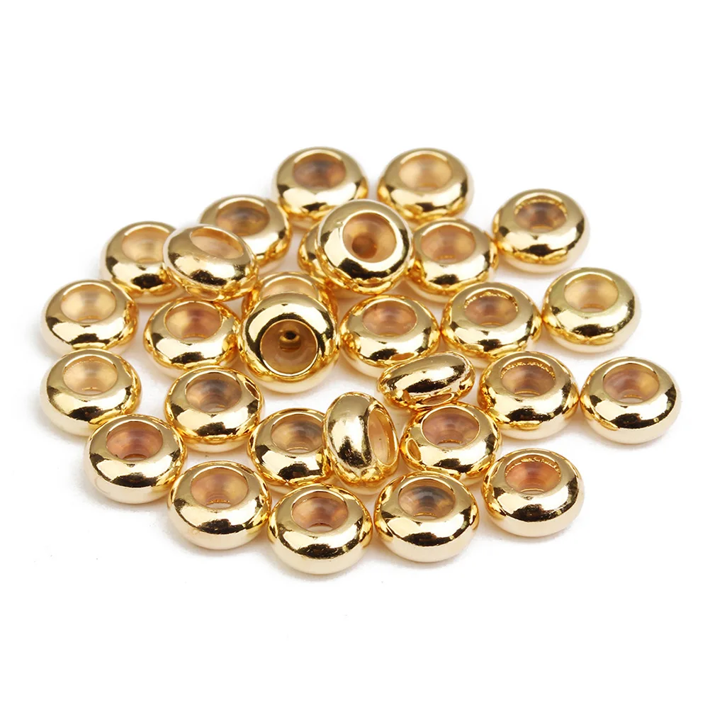 

Silicone Positioning Beads Small Round Silver Flat Stopper Spacer DIY Jewelry Making Bracelets Necklace Charm Pendant Craft Tool
