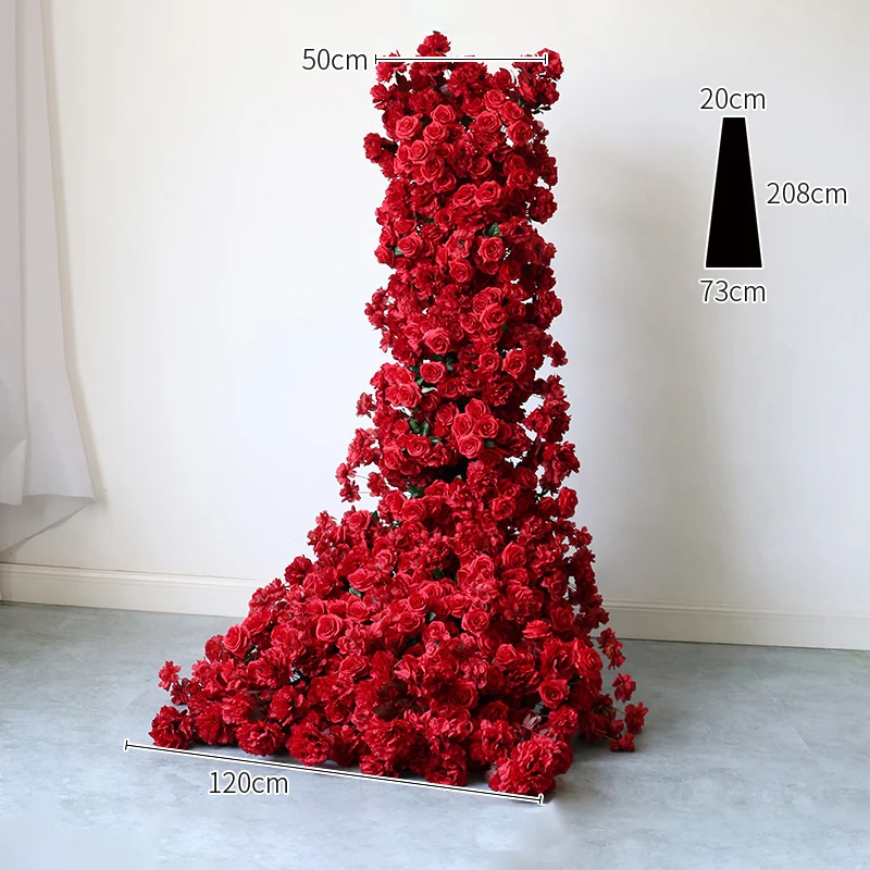 

Customized Rose Wall Background Flower Arrangement Flower Sea Showcase Live Photography Flower Arrangement Wall Hanging