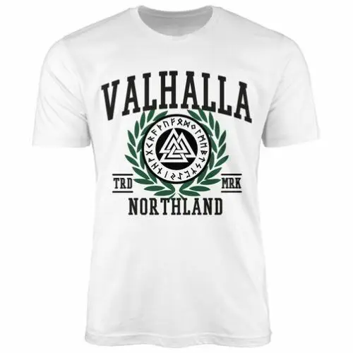 Herren T-Shirt Valhalla Valknut Wotans Knoten Runen nordische