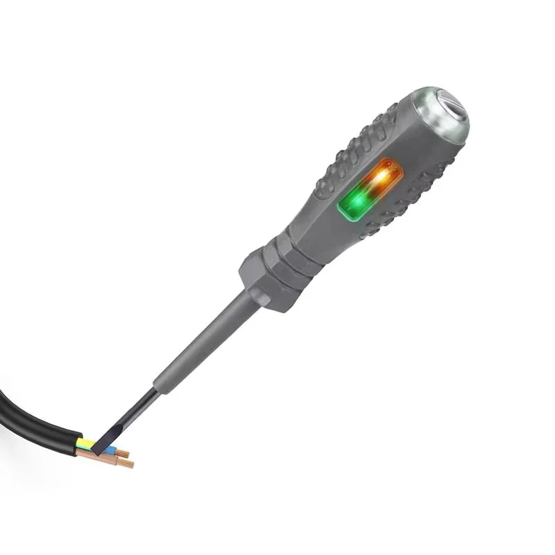 Electricity Tester Pen 2-in-1 Portable Electric Pen Voltage Tester Wire Tester Electrical Circuit Tester Responsive Electrical