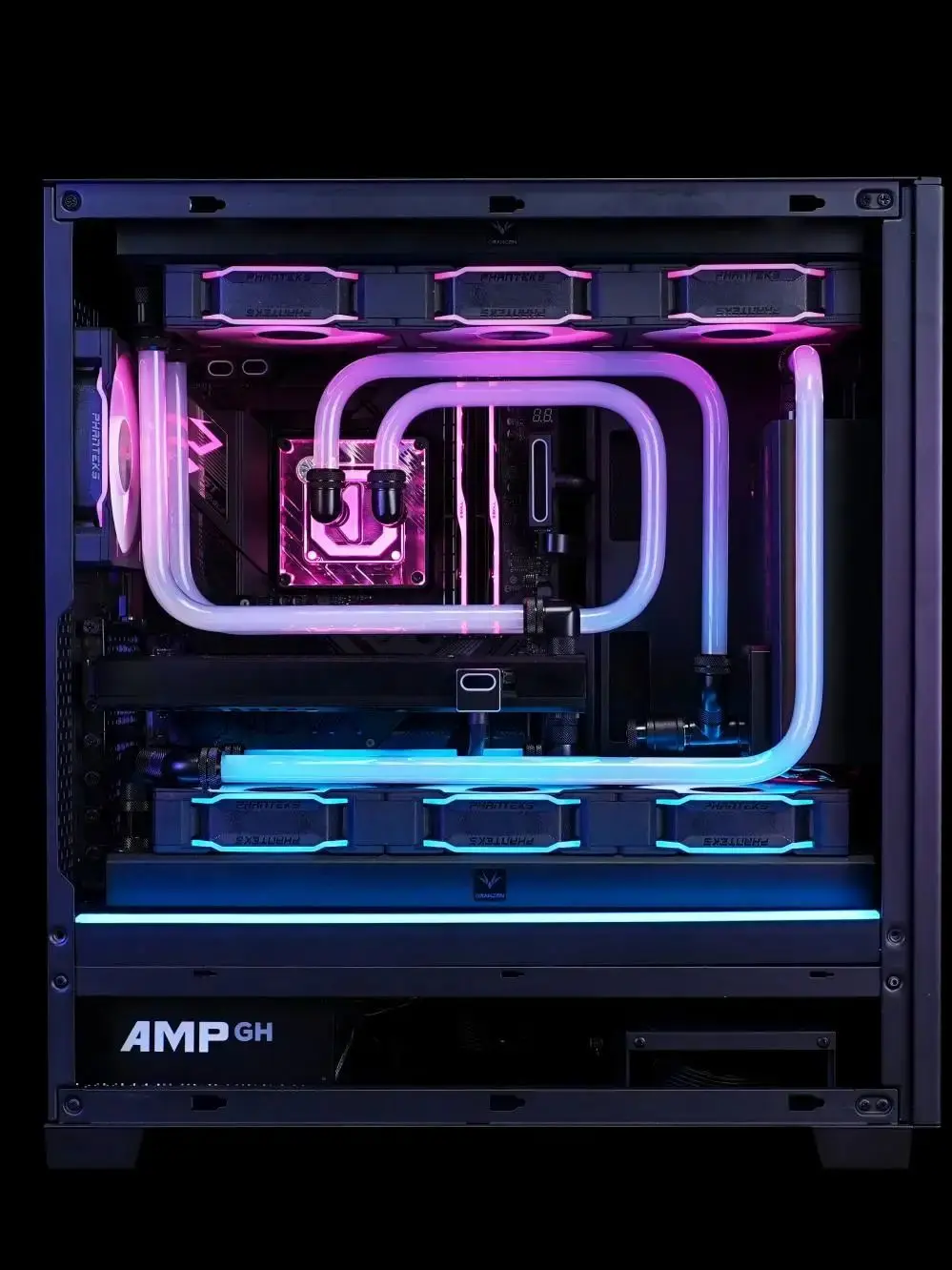 Câble modulaire AIJS GPU16PIN, ARGB 12VHPWR avec 5V 3 broches, 18AWG 90 ° Conception mâle à mâle à angle droit, 5090 / 3070 n'est pas applicable