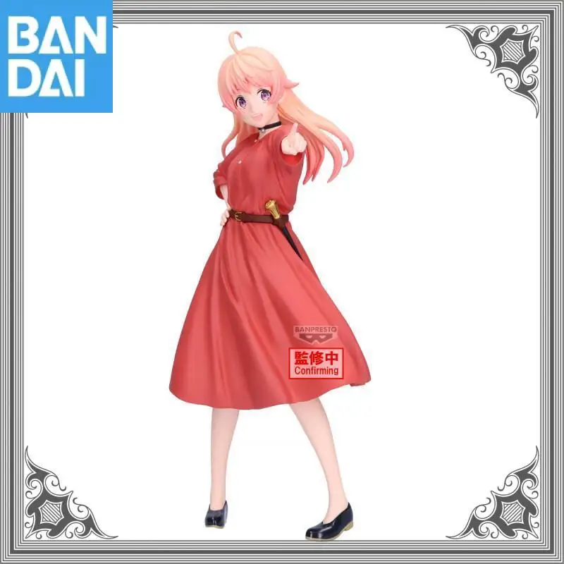 Genuíno bandai namco banpresto bruxa relógio wakatsuki nico coletor de pvc ornamento de mesa anime figura modelo brinquedo presente em estoque