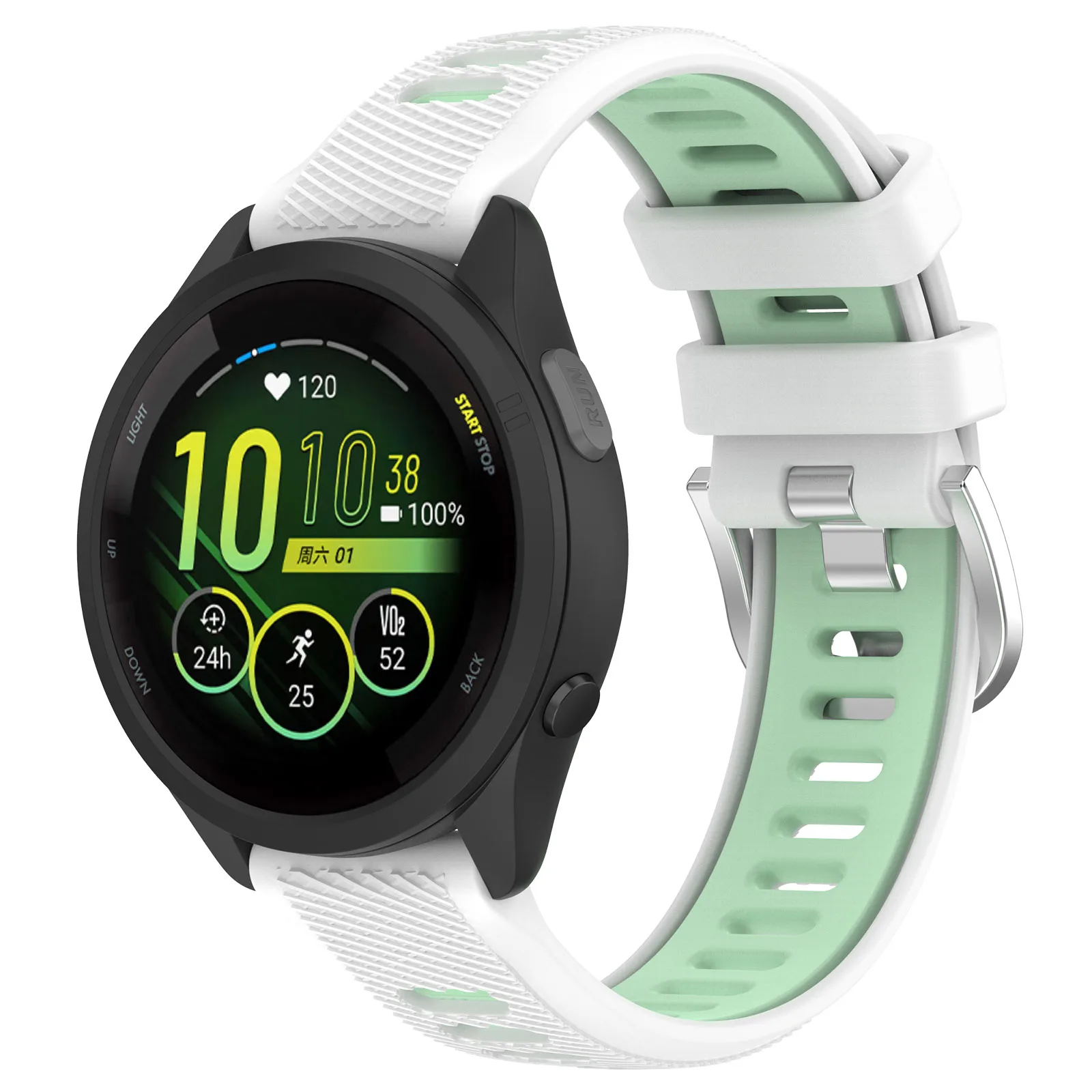 18mm 20mm 22mm Silikonarmband für Garmin Venu 4 45/41mm Forerunner 70 170 265s 255s 165 55 570 Armband Garmin Active 6 5 Correa – Detail 15