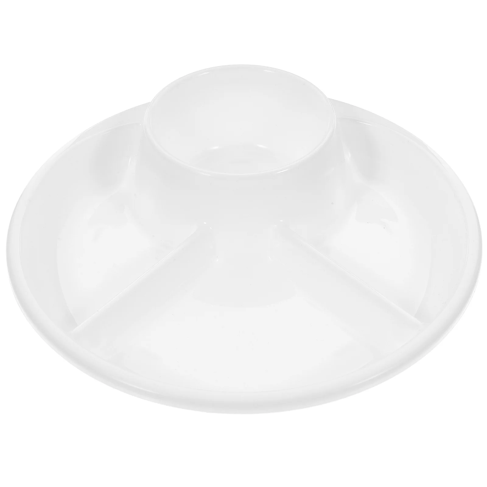 Plateau de service à compartiment, assiettes à dîner, plat sectionné pour adultes, plateaux de contrôle des portions, nourriture