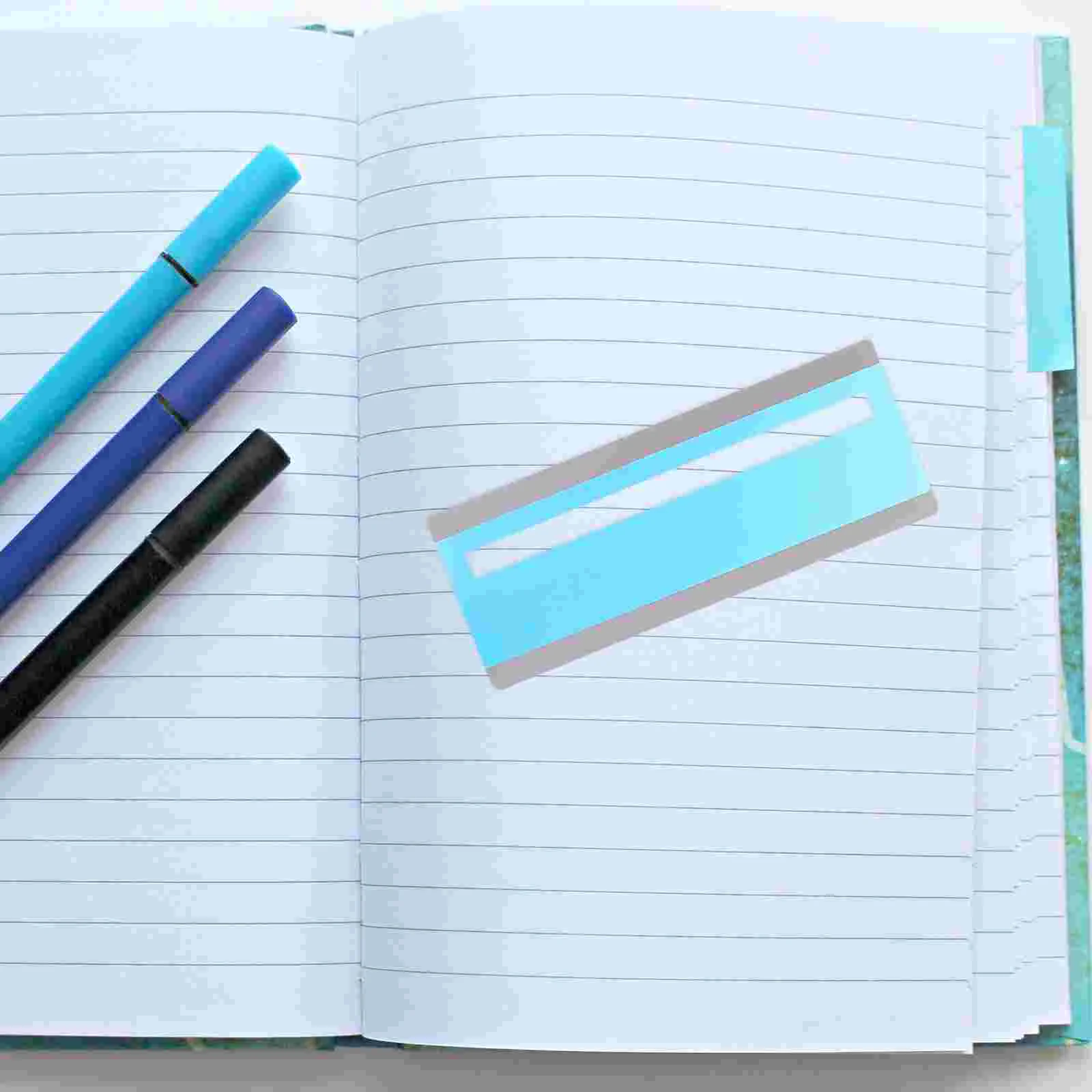 8-delige begeleide leesbladwijzers Markeerstift Praktische gekleurde strips Markers Bright The Pet Student Overlays