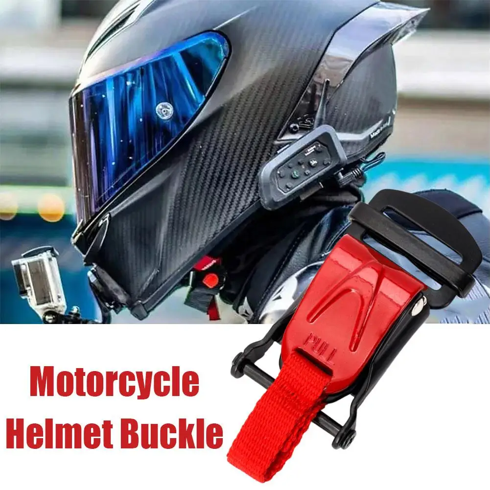 Motorcycle Helmet Buckles ABS Speed Sewing Clip Motocross Chin Strap Flexible Clips Bicycle Helmets Buckle Motor Bike Accessory