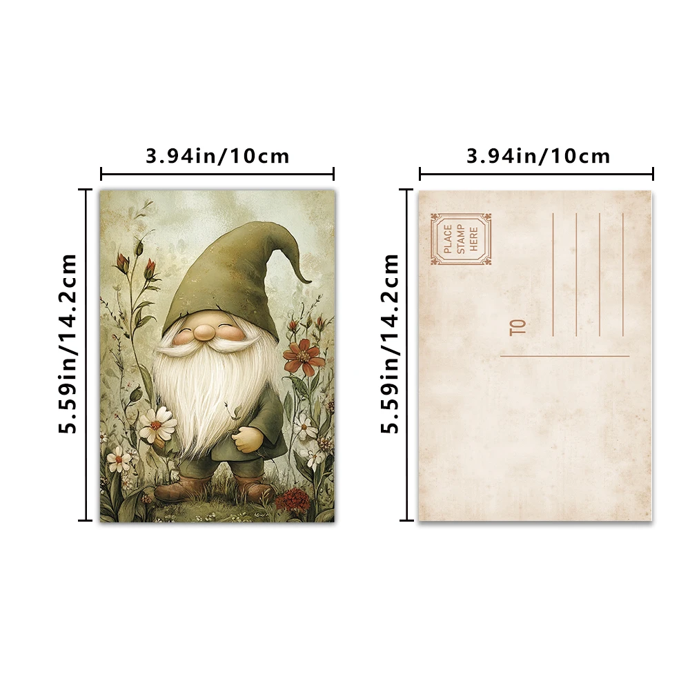 

32pcs, Green Dwarf Postcard, Christmas, Birthday/Anniversary Gift, Collectible, Suitable for Gift Giving, Can be Mailed.