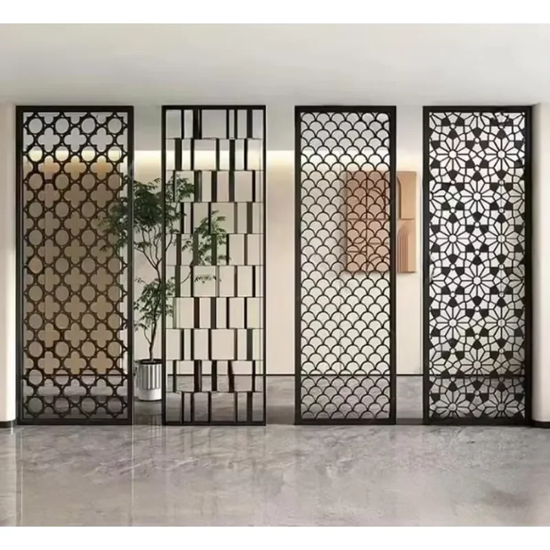 Exquisite Tailored Art Panel Divider for Office Meeting Living Room Hall Restaurant Decorative Partition Screen