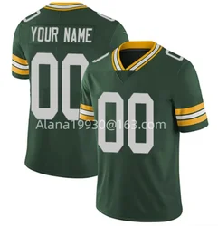 Custom Green Bay #29 Xavier McKinney #10 Jordan Love #9 Christian Watson #11 Jayden Reed Stitched Jersey