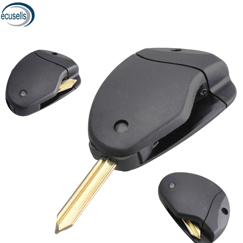 For Citroen XANTIA XSARA SYNERGIE 2 Buttons Remote Flip Key Fob Shell Case & Blade