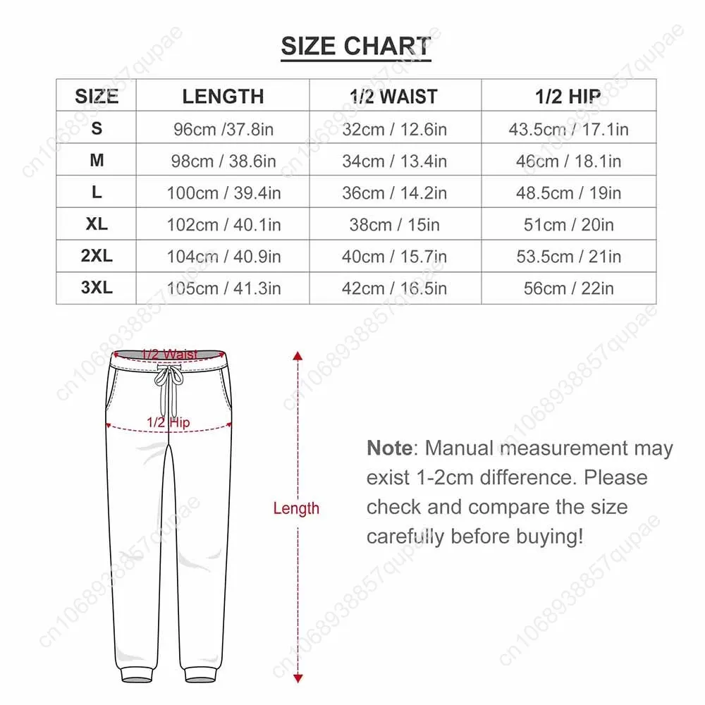 أسود أبيض سروال مخطط امرأة خطوط عمودية طباعة الشارع ارتداء Sweatpants الربيع العصرية بناطيل مخصصة حجم كبير