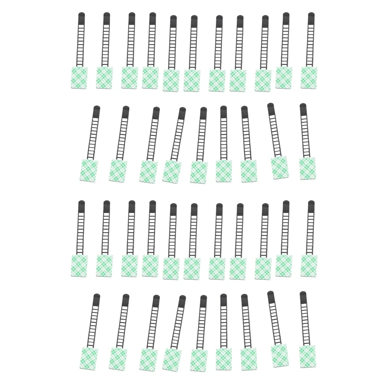 

Набор регулируемых держателей для кабеля 40X, кабельные зажимы держателя для кабеля с клейкой защитной подложкой