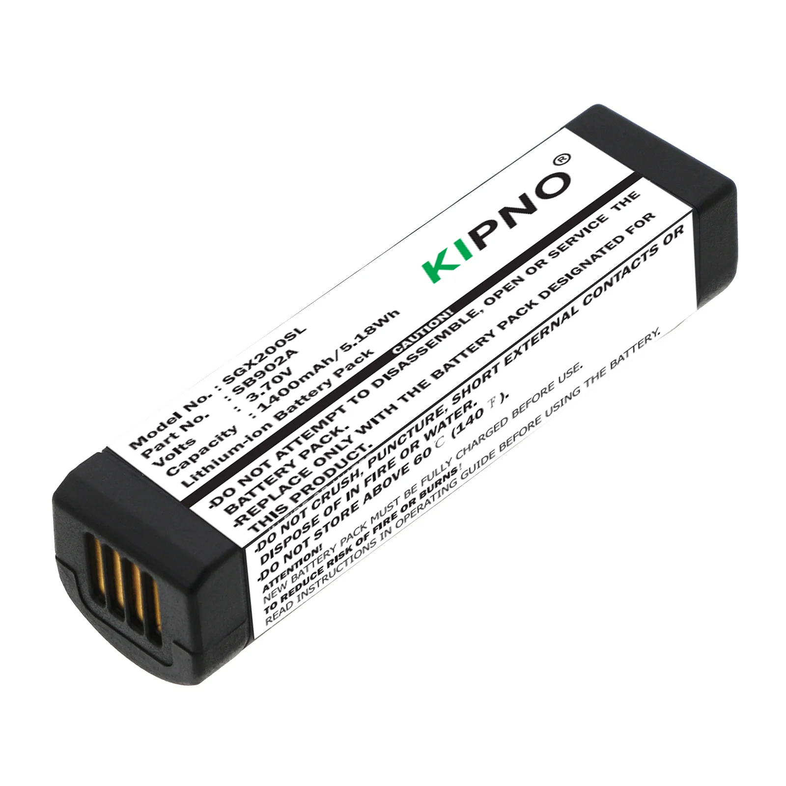 KIPNO 1400mAh Speaker Battery SB902, SB902A for SHURE GLX-D Digital Wireless Systems, GLXD1, GLXD2