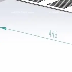 Custom 19" 1U 160mm Ventilation Panel for Server Rack, Airflow Cooling Rack