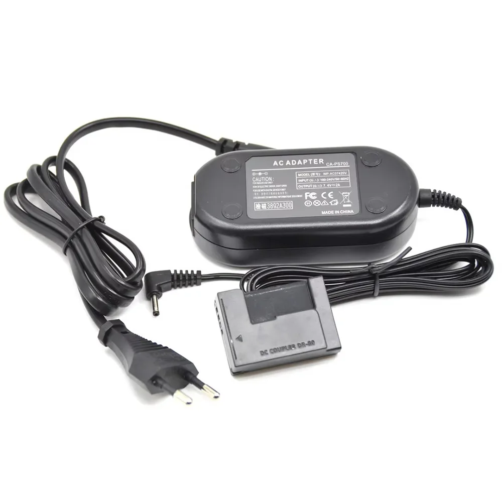 

ACK-DC80 Power Adapter DR-80 NB-10L NB10L Dummy Battery Fit for Canon PowerShot SX40 SX50 SX60 G1X G15 G16 Camera