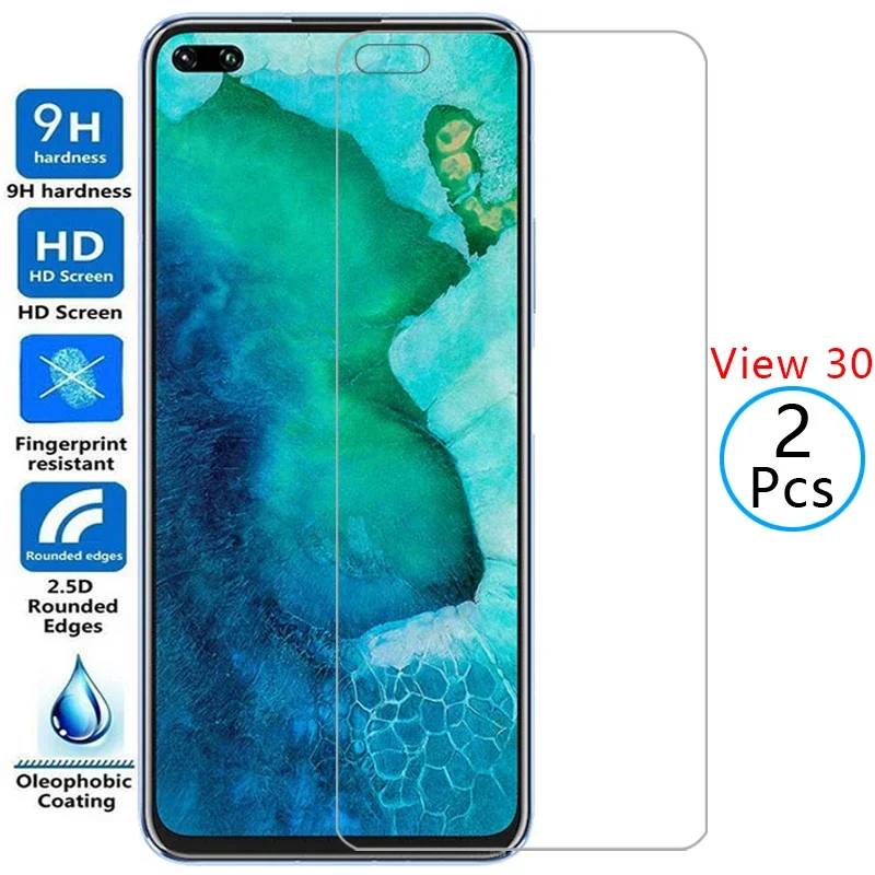 protective tempered glass for huawei honor view 30 pro screen protector on honer onor view30 v v30 30pro 30view 6.57 safety film